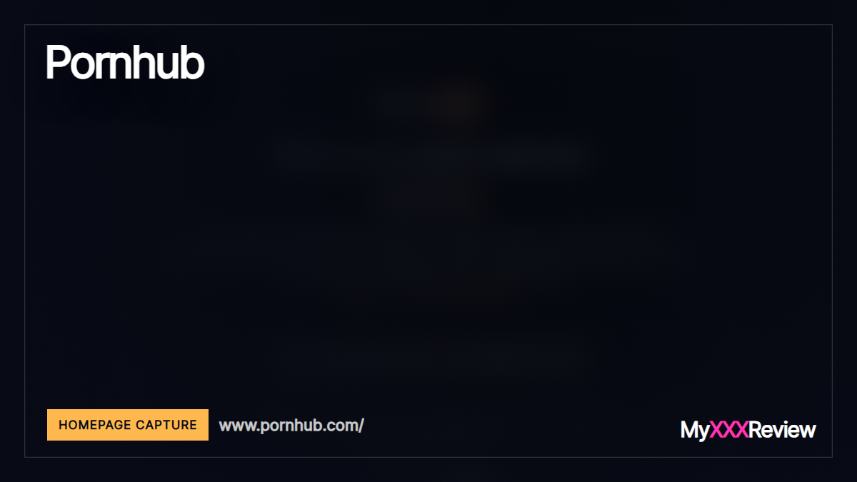 Pornhub homepage thumbnail