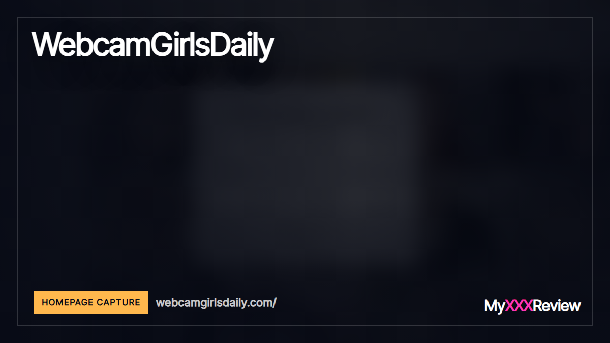 WebcamGirlsDaily homepage thumbnail