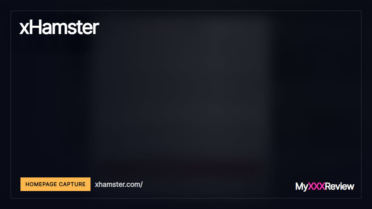 xHamster homepage thumbnail